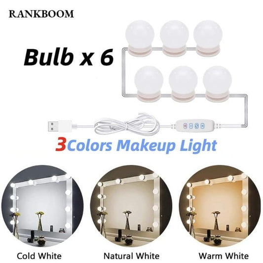 Hollyspark Makeup Mirror LED Bulbs